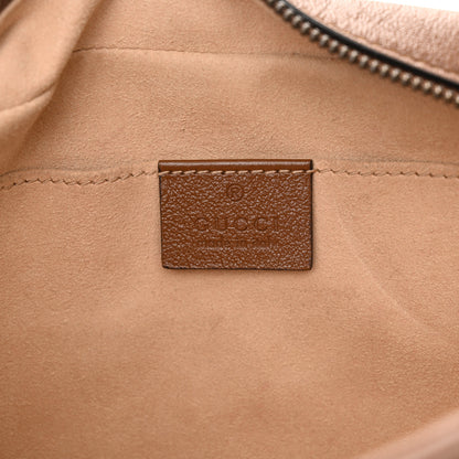 Gucci Glazed Calfskin Matelasse Diagonal Small GG Marmont Chain Shoulder Bag Cuir 6 of 13