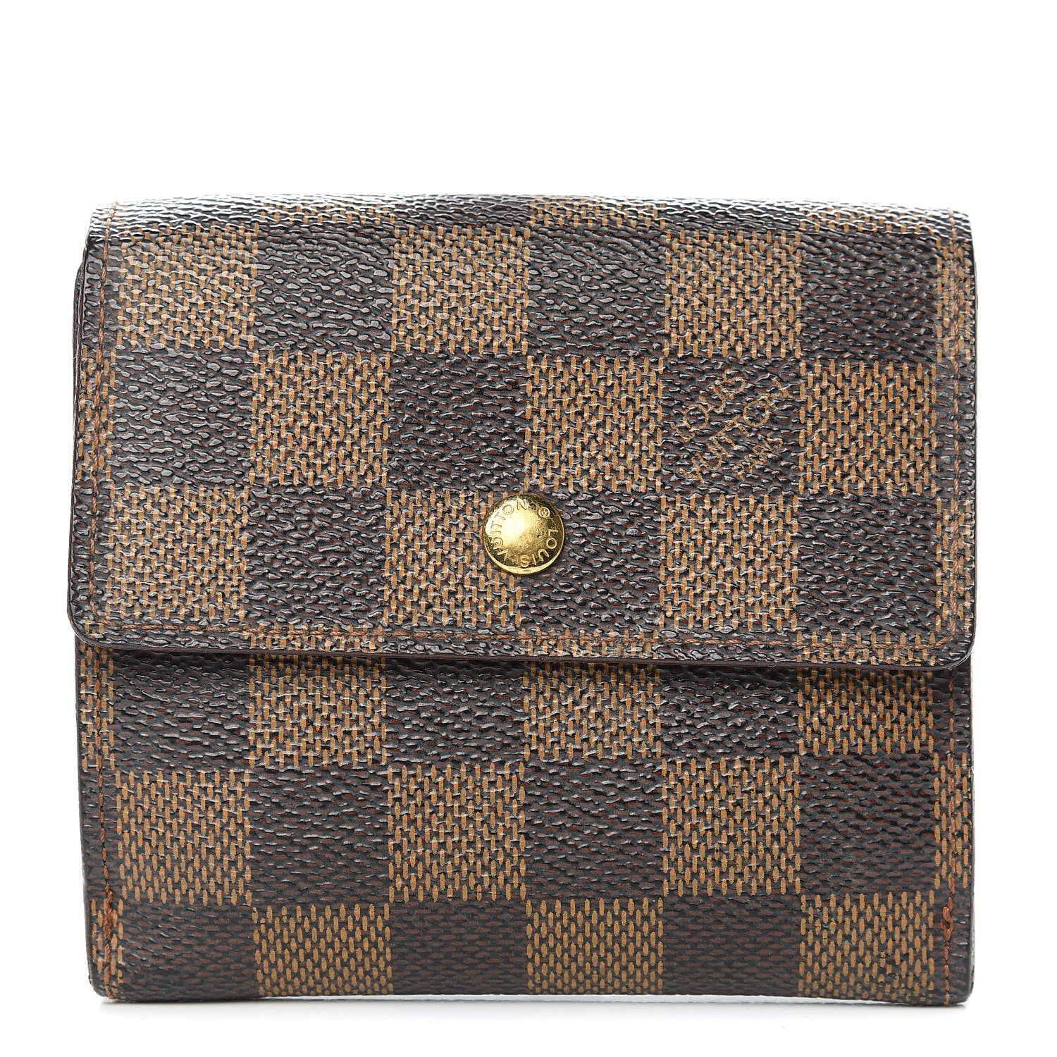 Louis Vuitton Damier Ebene Elise Wallet 1 of 12