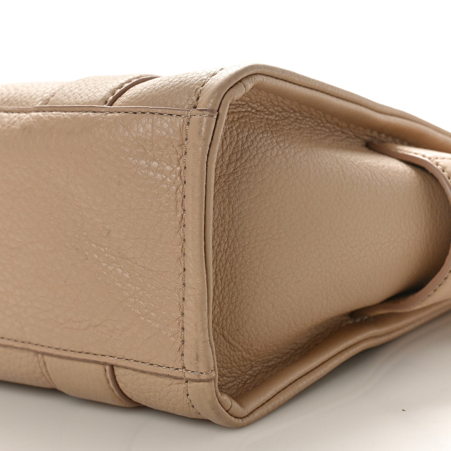 Grained Calfskin Small The Tote Camel