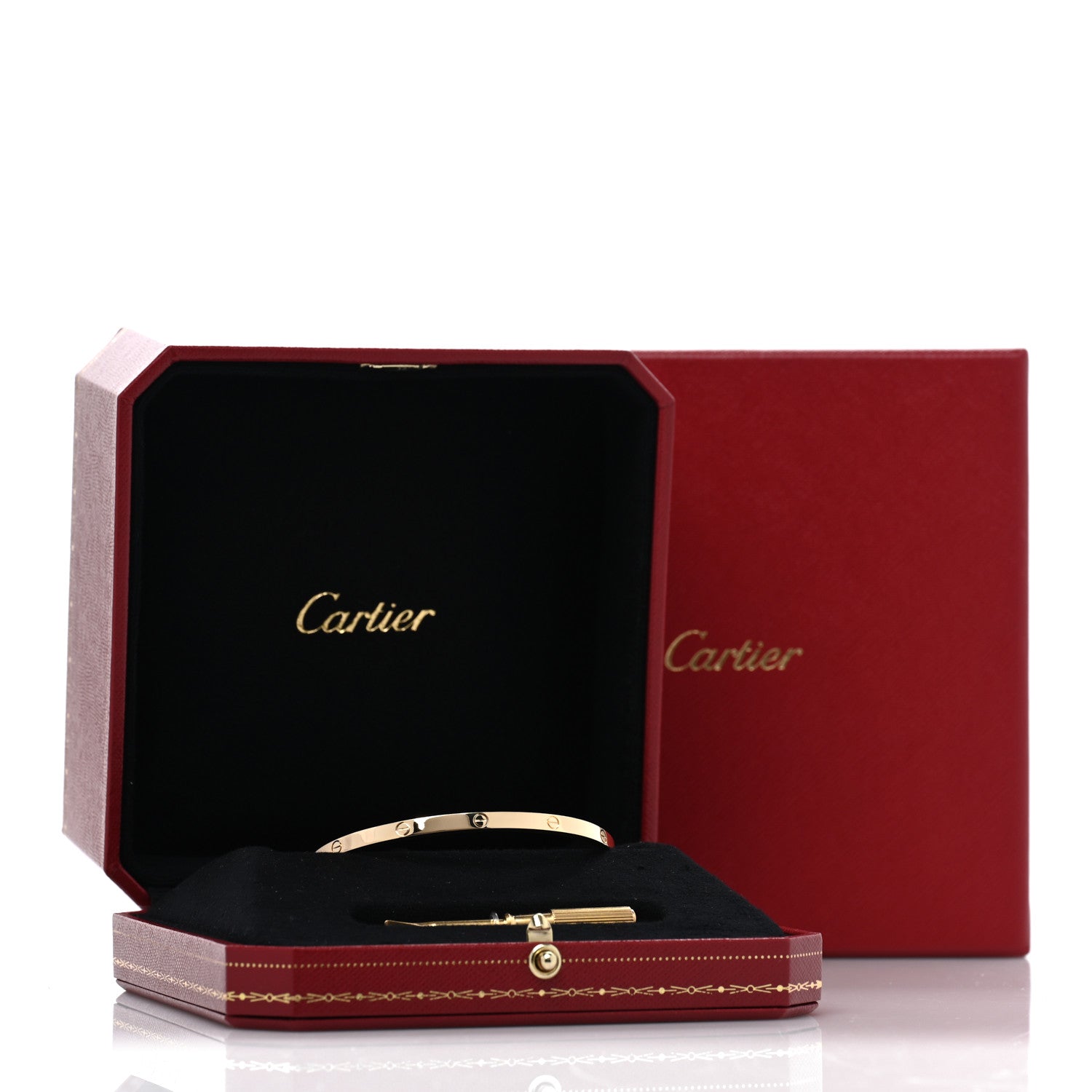 Cartier 18K Yellow Gold Small LOVE Bracelet 18 7 of 7