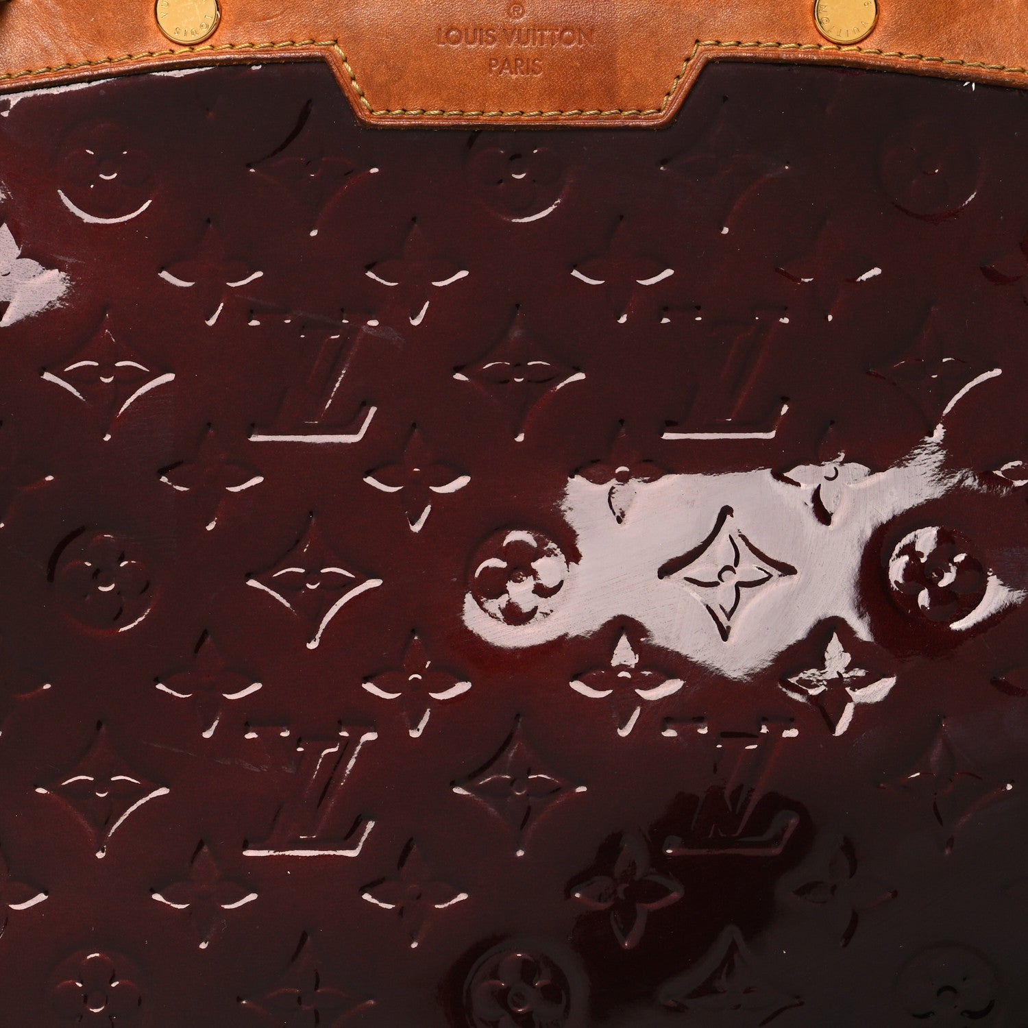 Louis Vuitton LOUIS VUITTON Vernis Brea GM Amarante 7 of 13