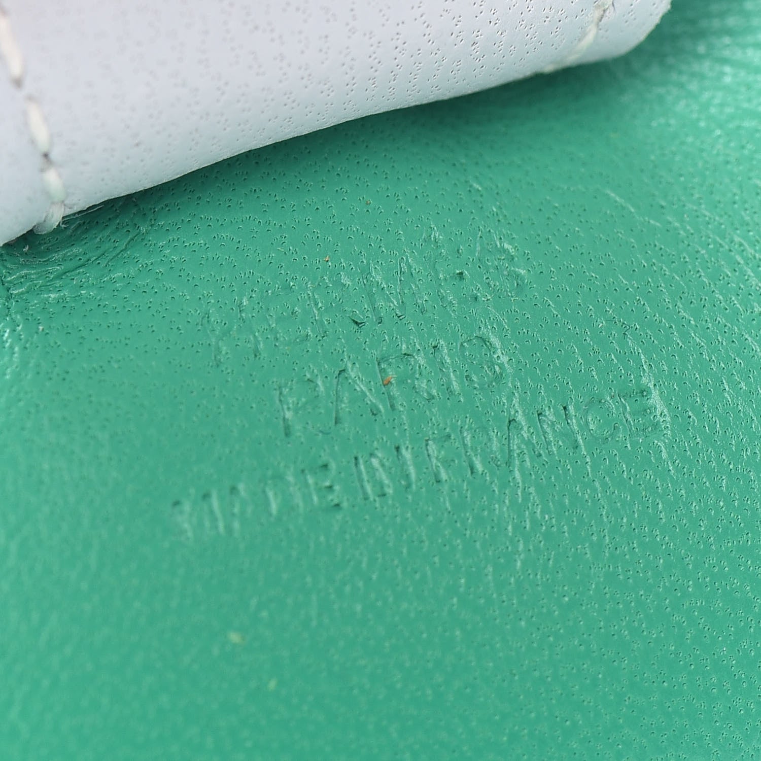 Hermes Milo Lambskin Grigri Rodeo Horse Bag Charm PM Menthe Malachite Brume 3 of 3