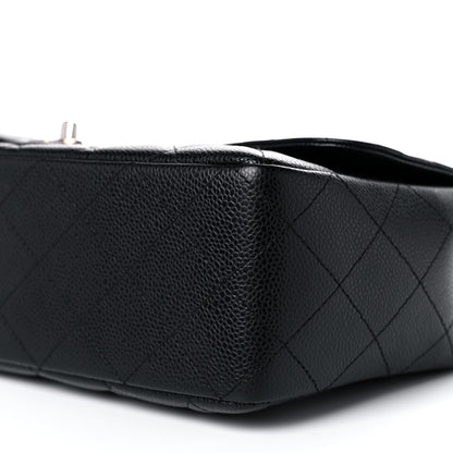 Chanel Caviar Quilted Jumbo Single Flap Black 9 of 12