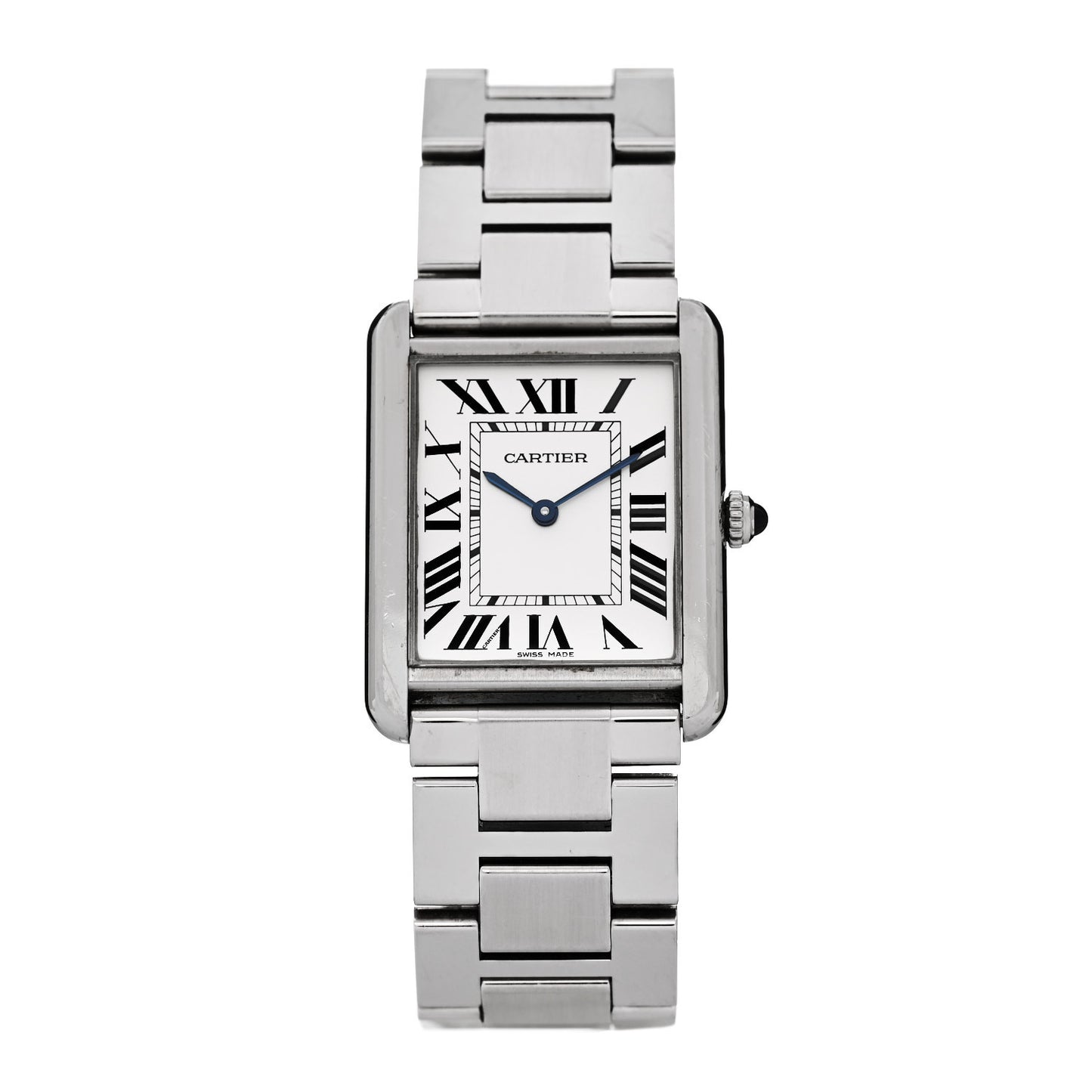 Stainless Steel 27mm Tank Solo Quartz Watch