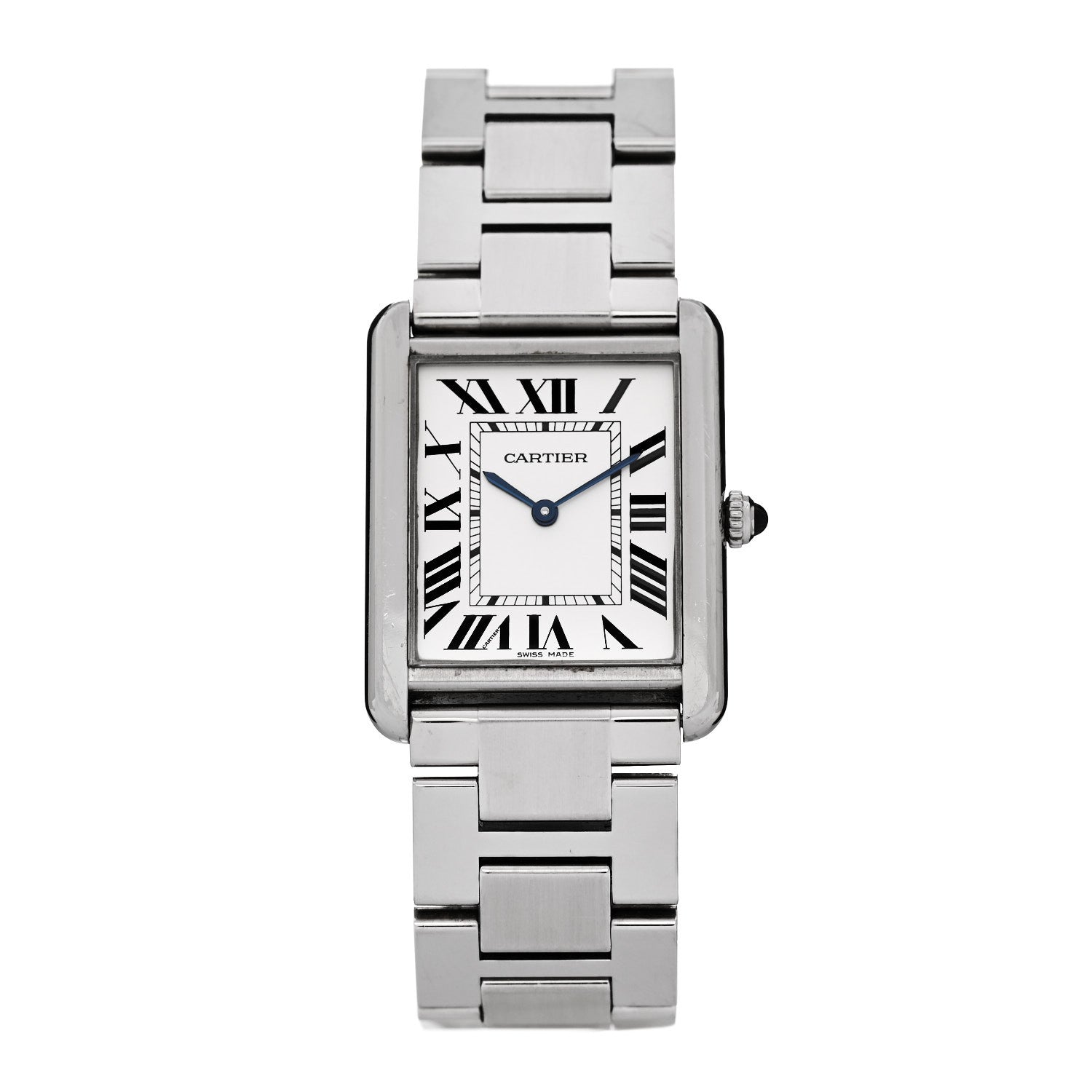 Cartier Stainless Steel 27mm Tank Solo Quartz Watch 1 of 5