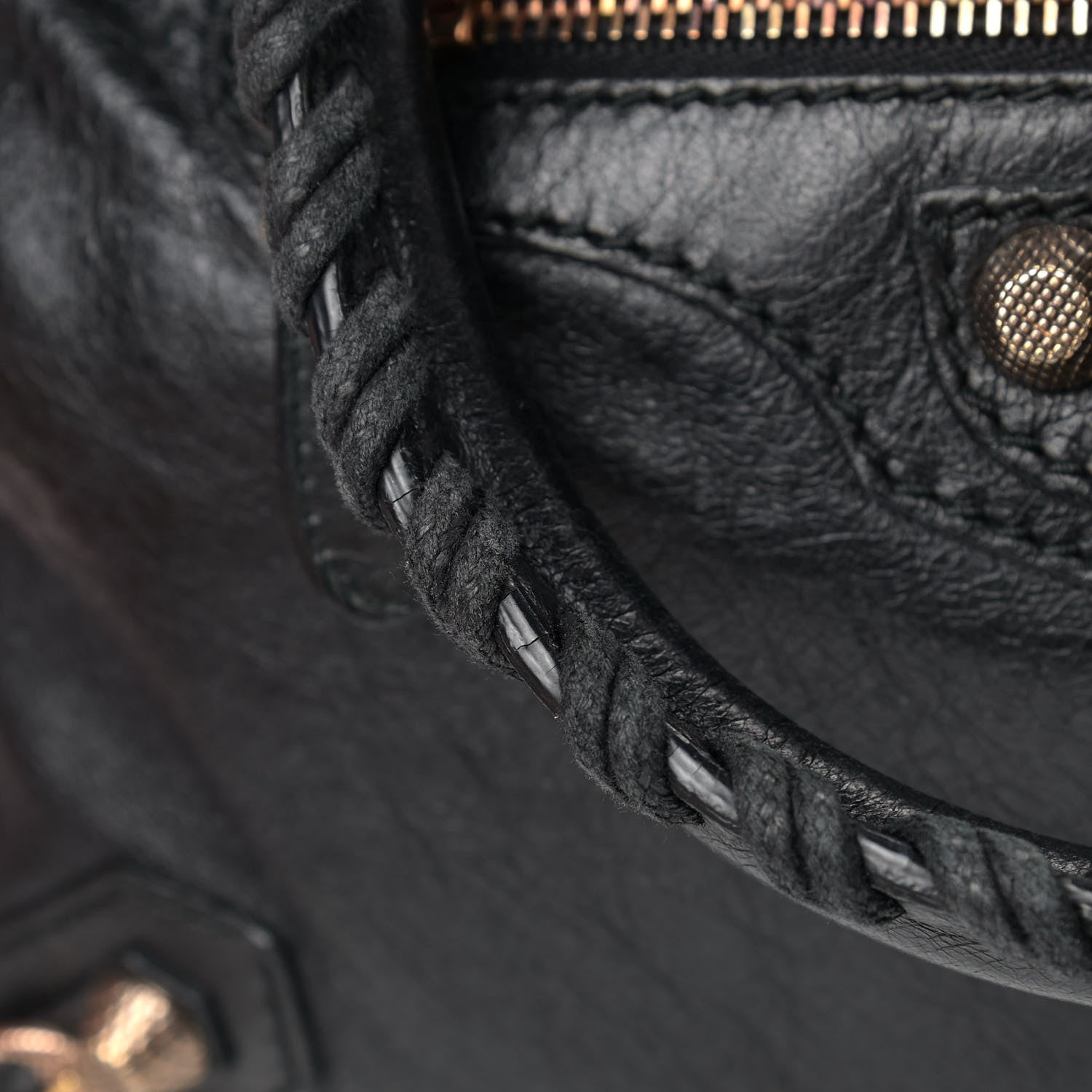 Balenciaga Agneau Giant 12 Rose Gold Hardware Town Black 10 of 12
