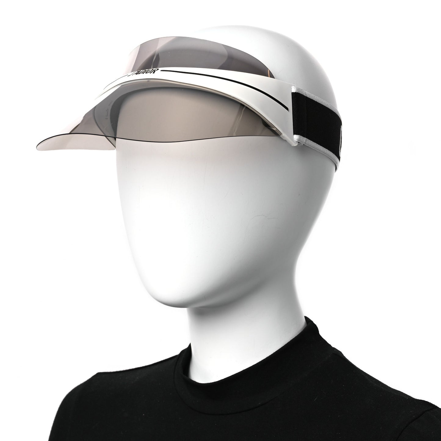 Mirrored DiorClub1 Sun Visor Silver