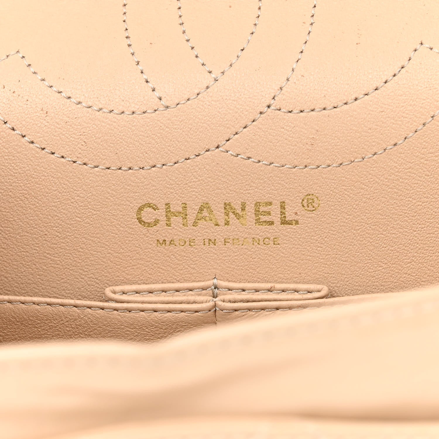 Chanel Distressed Patent Quilted 2.55 Reissue 226 Flap Beige 6 of 12