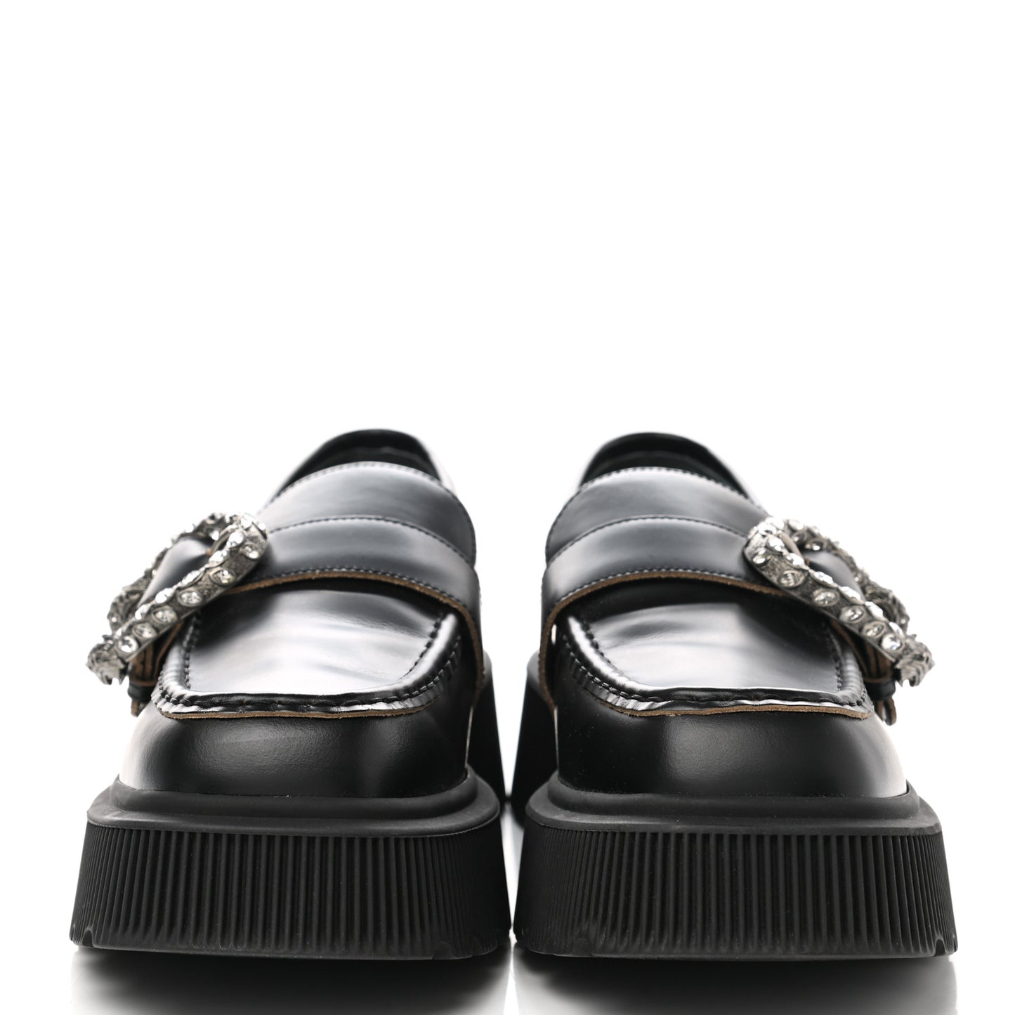 Cordovan Lux Dionysus Hunder Loafers 40.5 Black