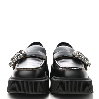 Gucci Cordovan Lux Dionysus Hunder Loafers 40.5 Black 2 of 9
