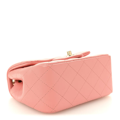 Chanel Lambskin Quilted Mini Square Flap Pink 4 of 10