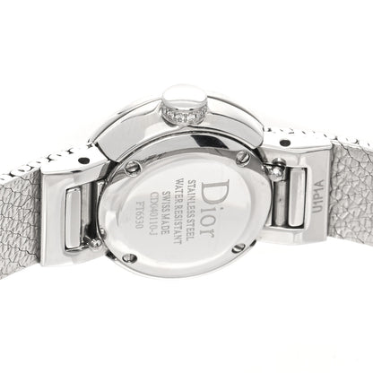 Christian Dior Stainless Steel Diamond Bezel Pink Mother of Pearl 19mm La D De Dior Quartz Watch 4 of 5
