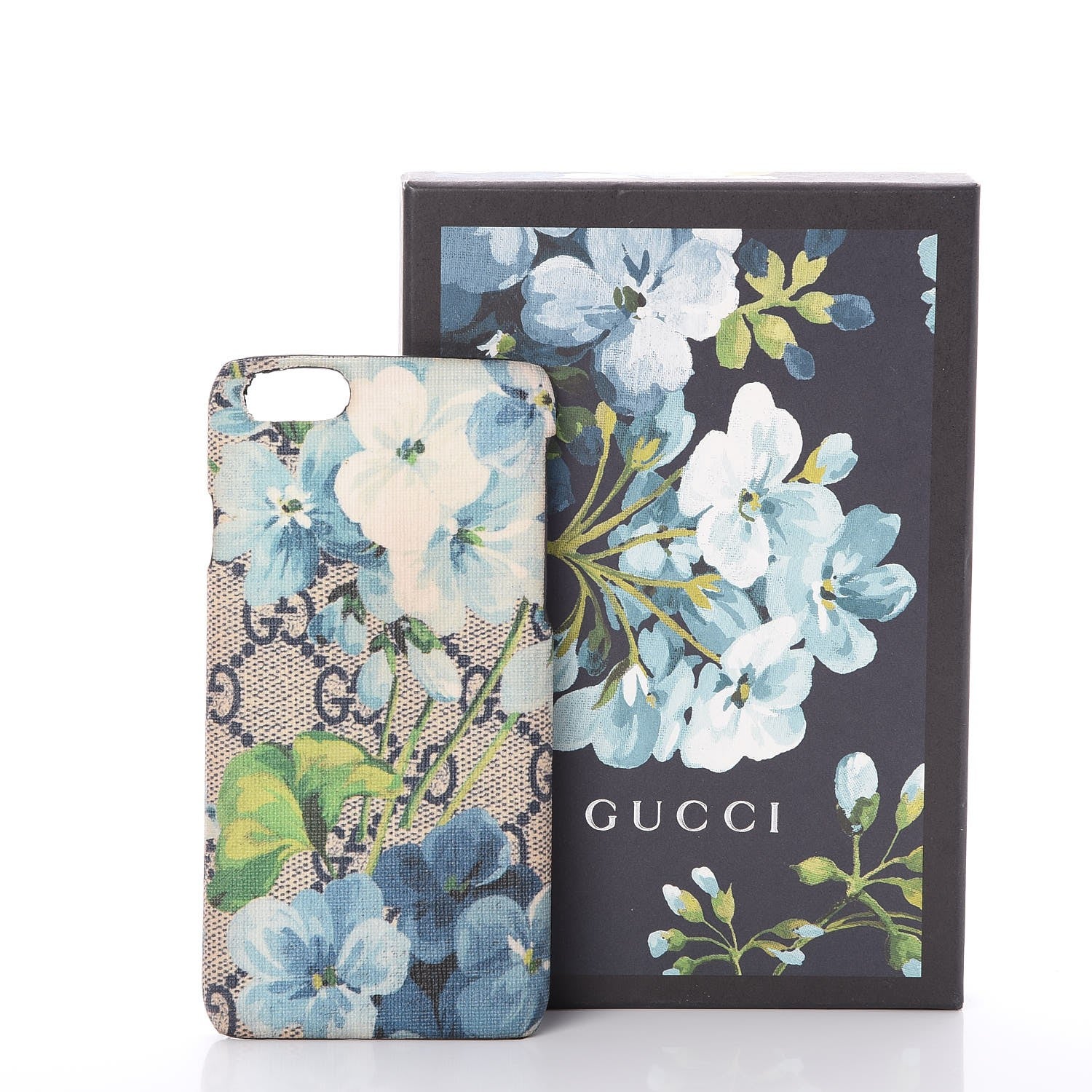 Gucci GG Supreme Monogram Blooms Print iPhone 6 Case Blue 6 of 6