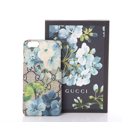 Gucci GG Supreme Monogram Blooms Print iPhone 6 Case Blue 6 of 6