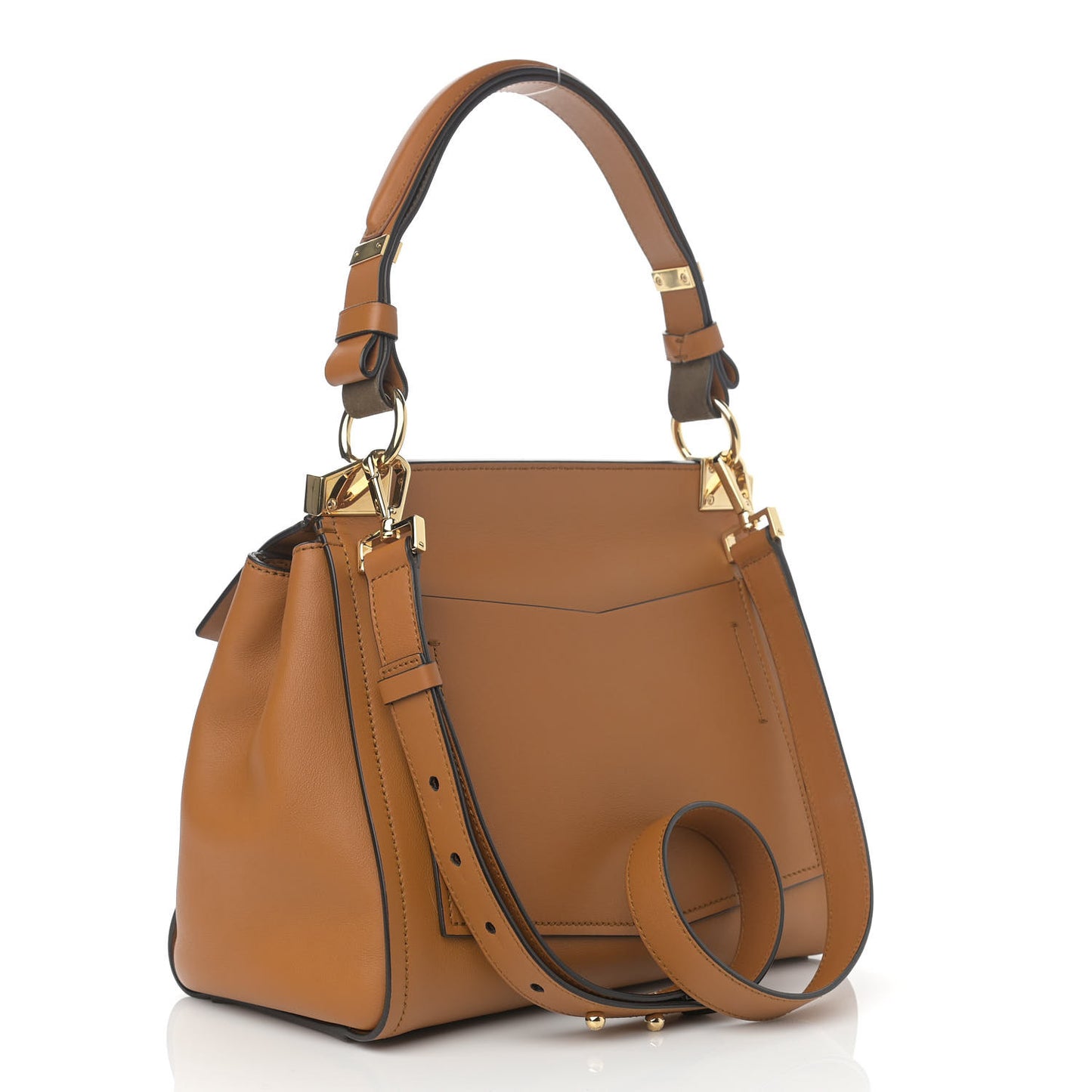 Calfskin Small Mystic Shoulder Bag Desert