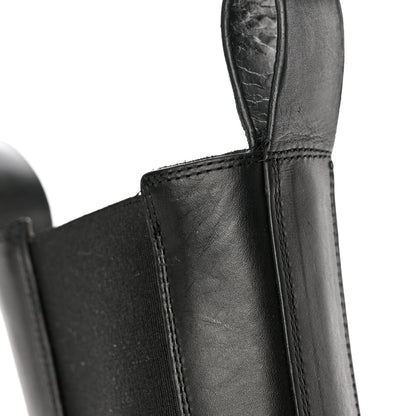 Bottega Veneta Calfskin The Tire Chelsea Boots 40 Black Hollyhock 9 of 13