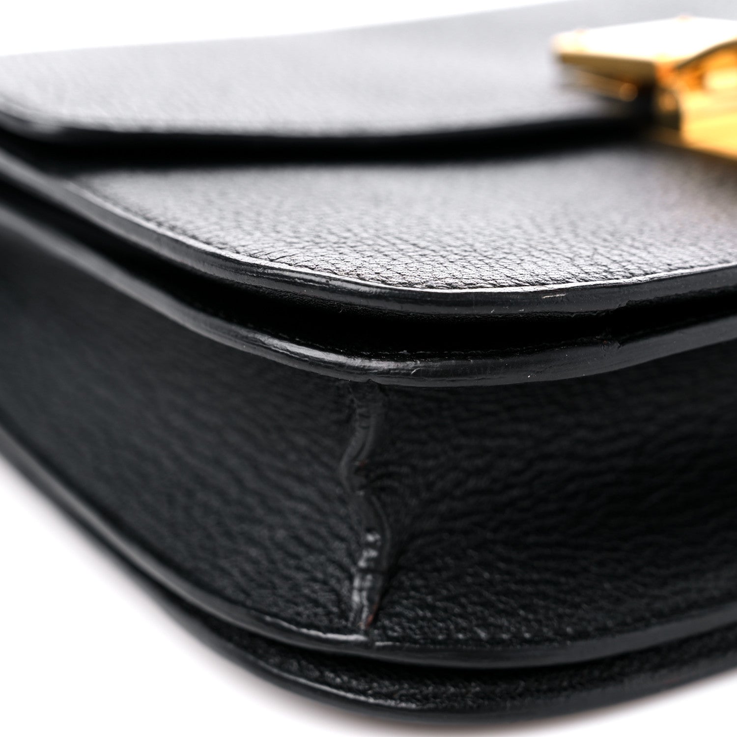 Celine Goatskin Medium Classic Box Flap Bag Black 8 of 14