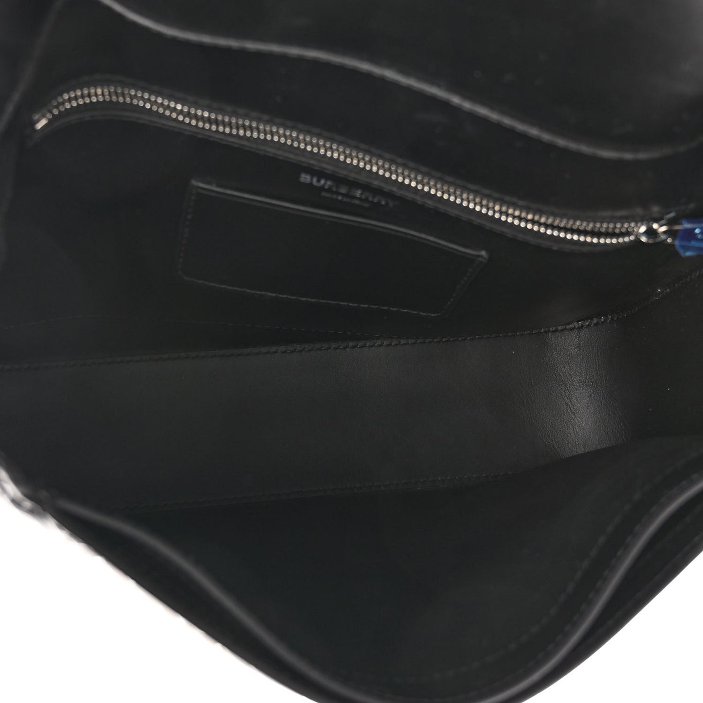 Calfskin Monogram TB Print Messenger Bag Black White