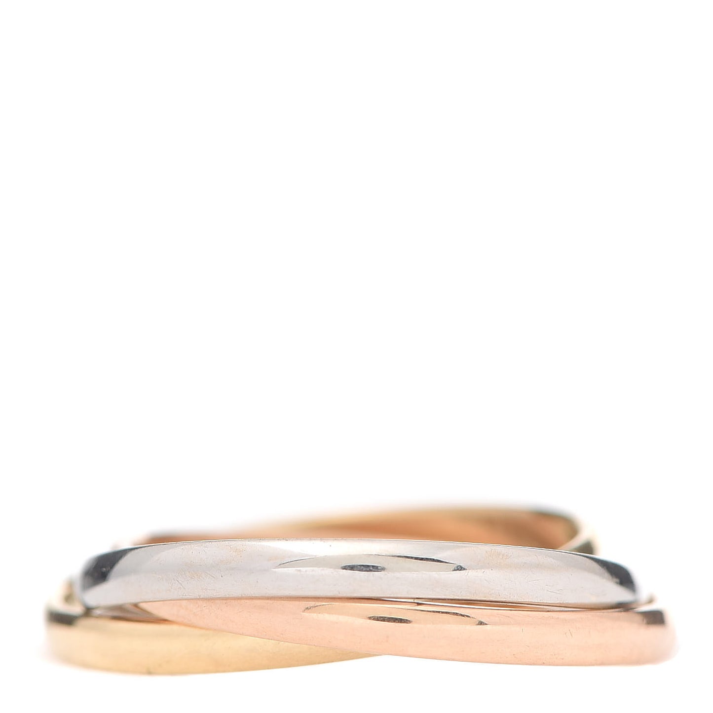 18K Pink Yellow White Gold Extra Small Les Must De Trinity Ring 52 6