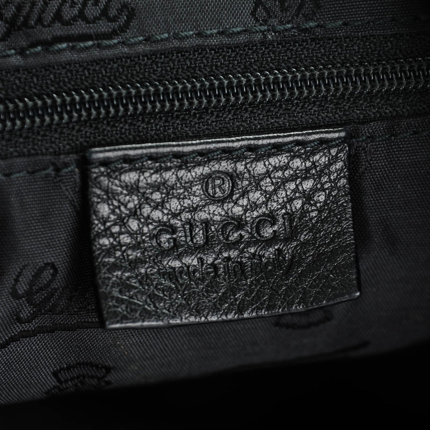 Guccissima Large New Ladies Web Hobo Black