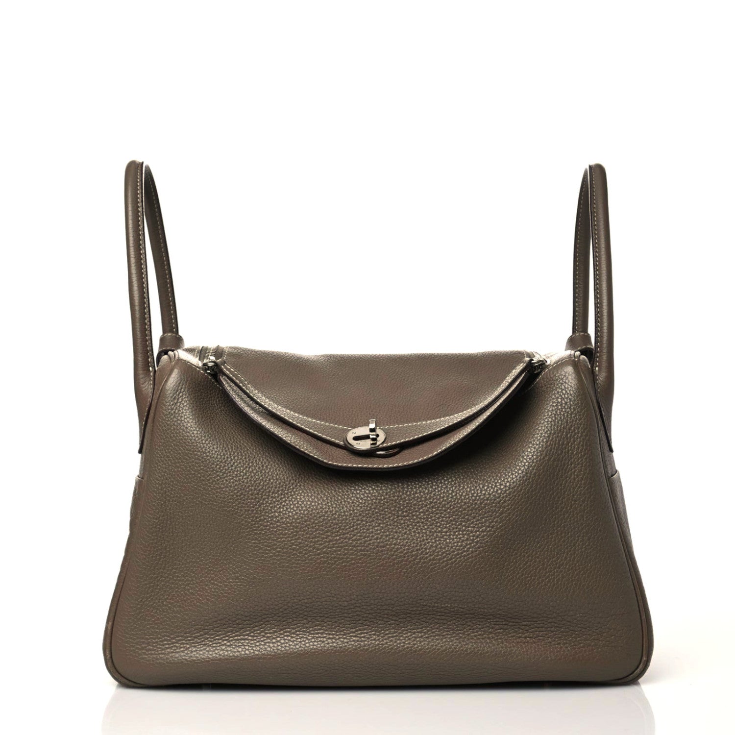 Hermes Taurillon Clemence Lindy 34 Etoupe 1 of 9
