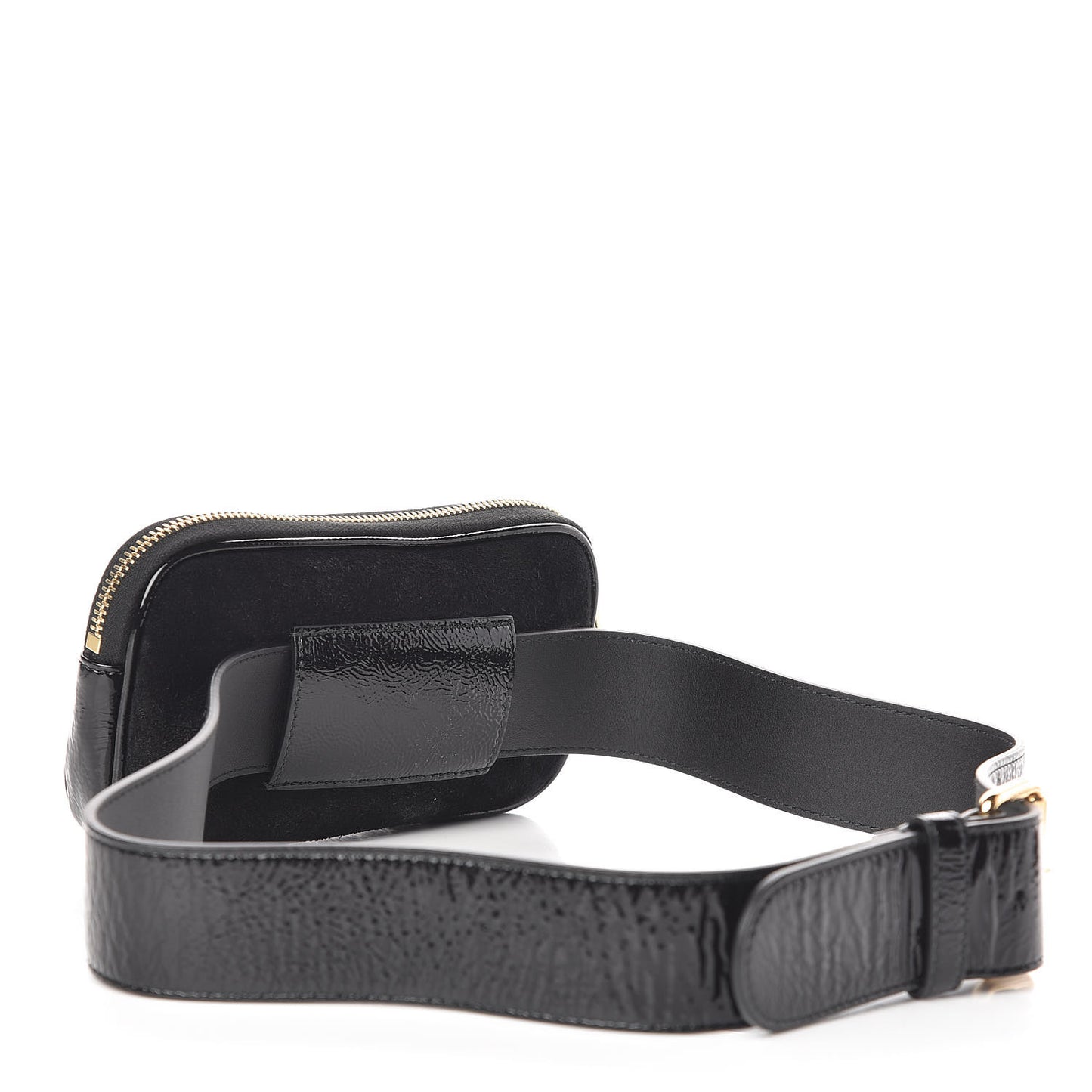 Suede Patent Ophidia Belted iPhone Case 85 34 Black