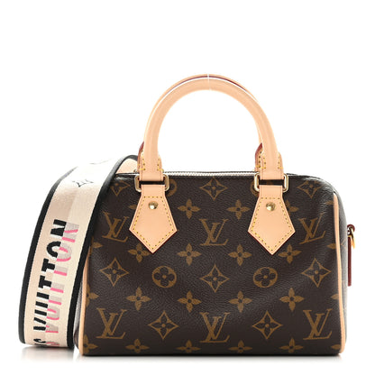 Louis Vuitton Monogram Speedy Bandouliere 20 Black 1 of 9