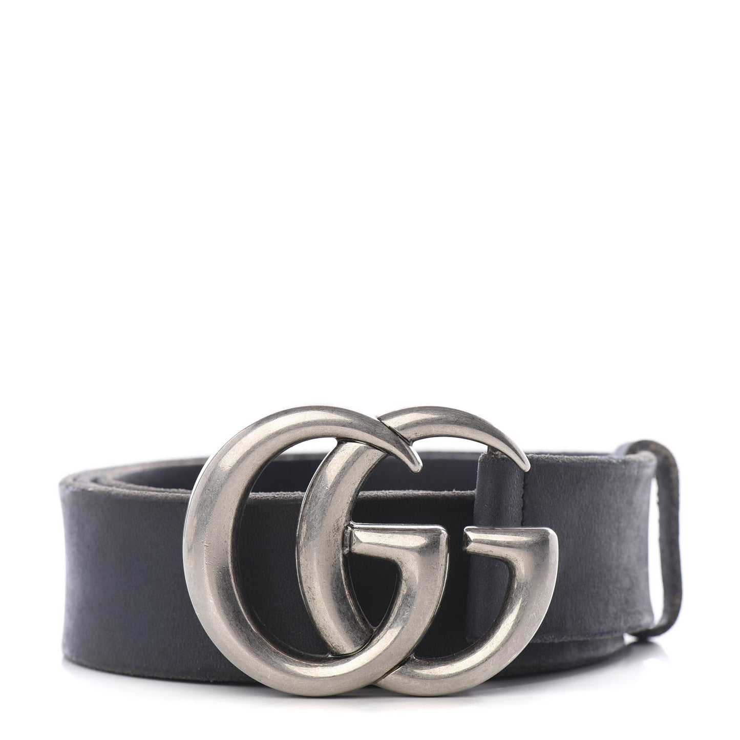 Cuoio Toscano Nickel Double Double G 40mm Belt Blue