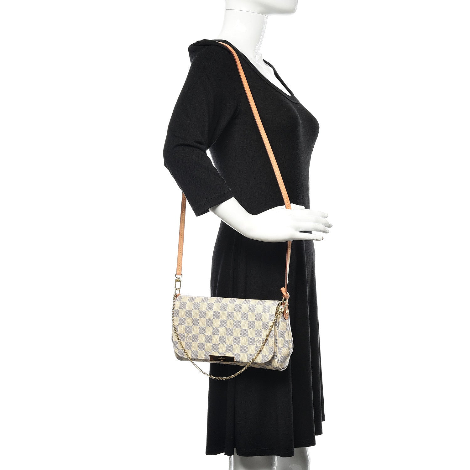 Louis Vuitton Damier Azur Favorite MM 2 of 15