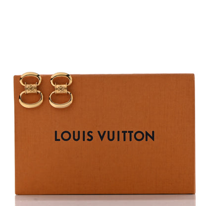 Louis Vuitton Metal Pure LV Earrings Gold 6 of 6