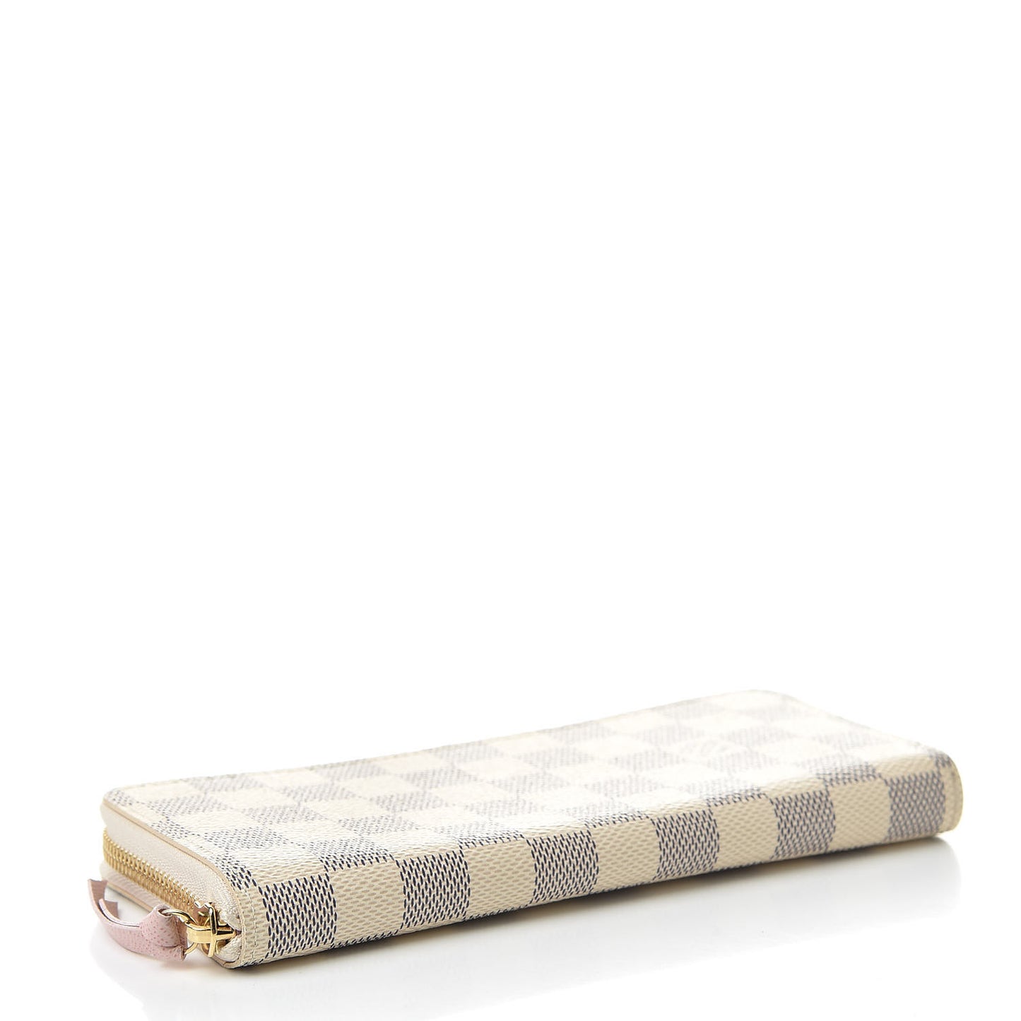 Damier Azur Clemence Wallet Rose Ballerine