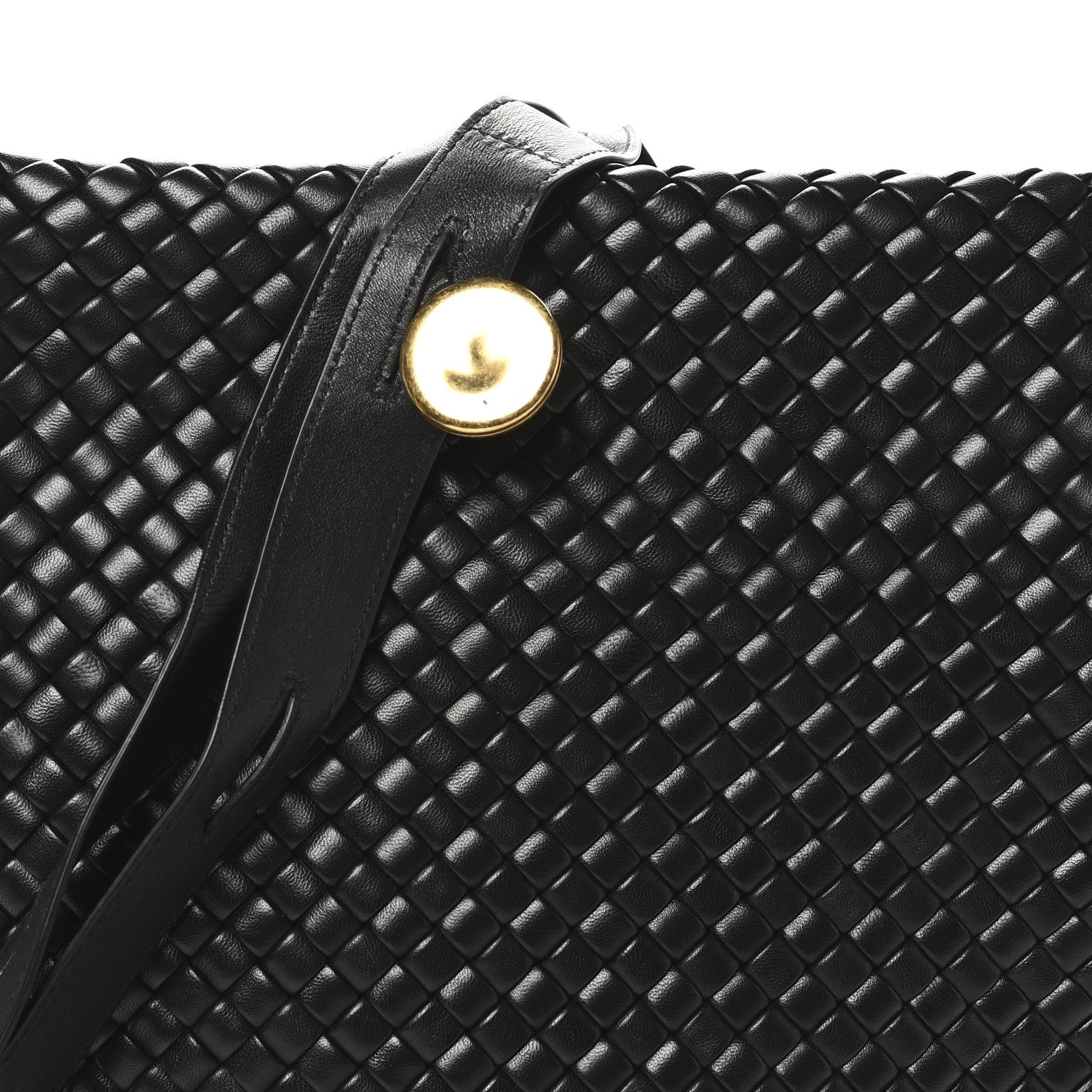 Bottega Veneta Nappa Intrecciato The Fold Crossbody Black 7 of 9
