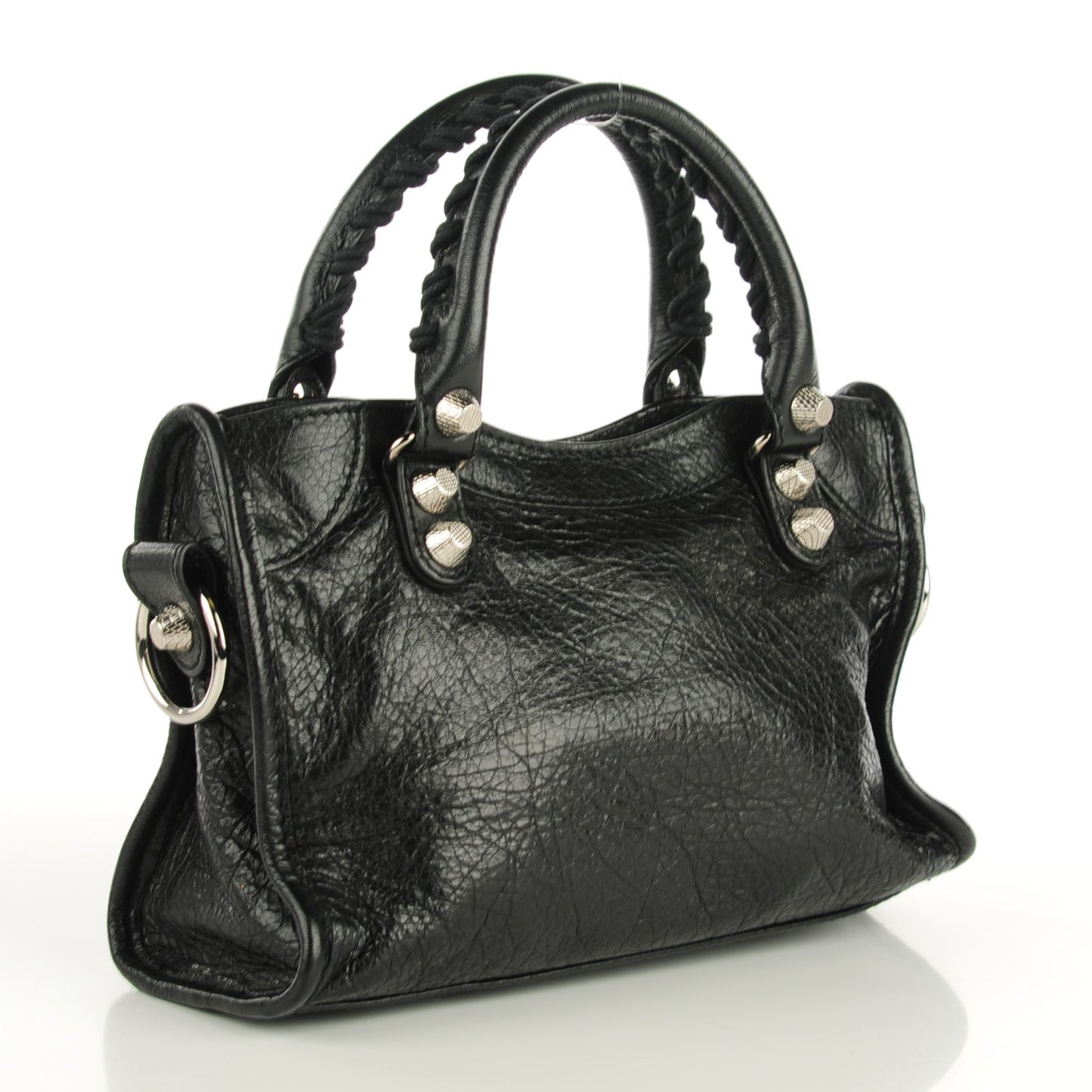 Agneau Giant 12 Silver Hardware Mini City Black
