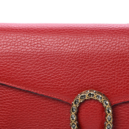 Gucci Calfskin Mini Dionysus Chain Wallet Hibiscus Red 11 of 12