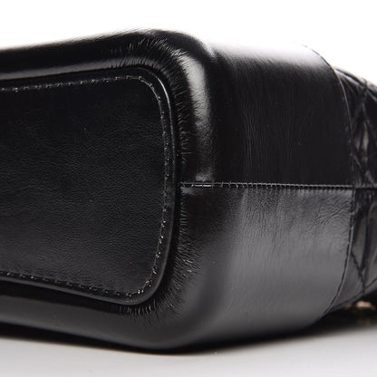 Chanel Aged Calfskin Quilted Medium Gabrielle Hobo Black 10 of 10