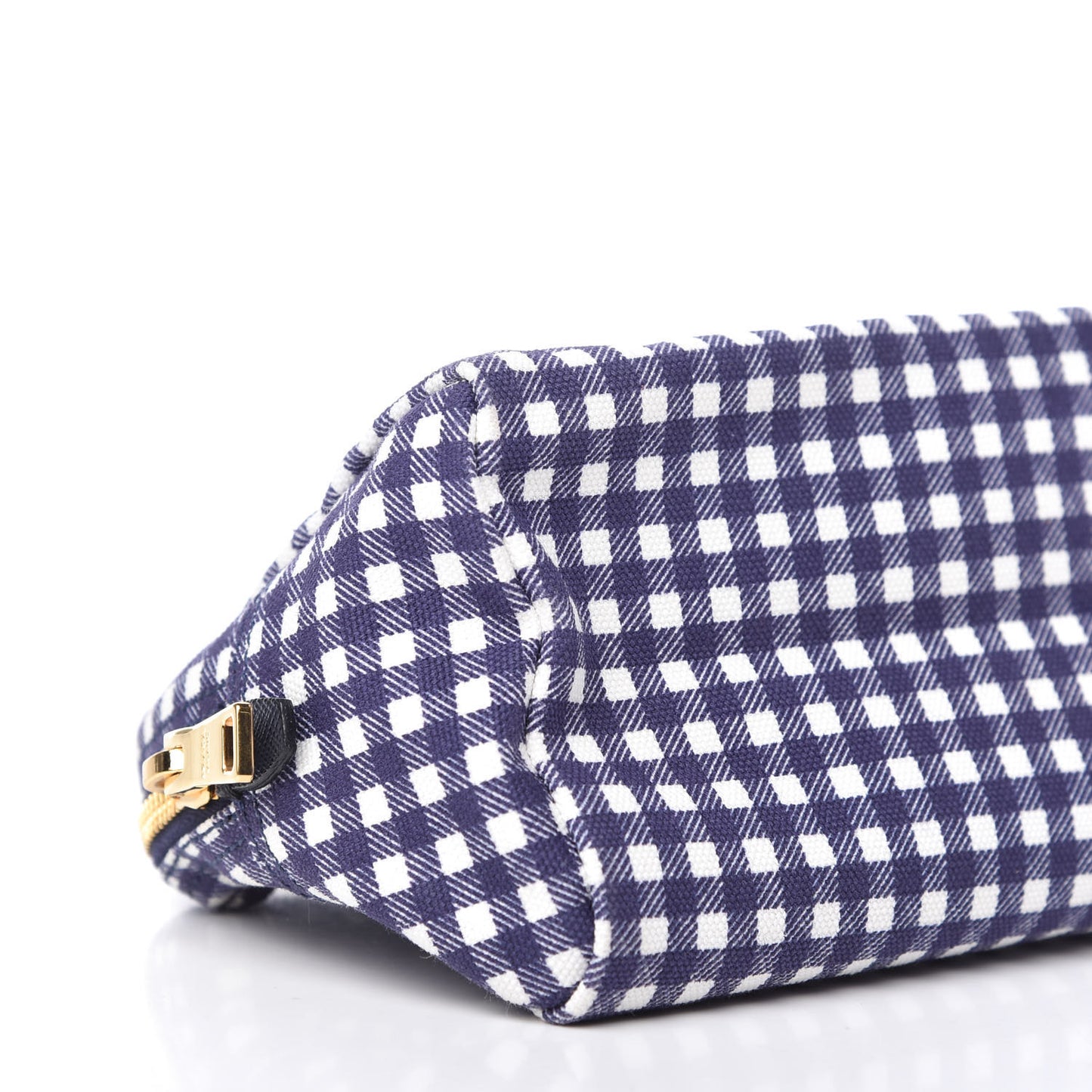 Canapa St Vichy Gingham Cosmetic Pouch Baltico