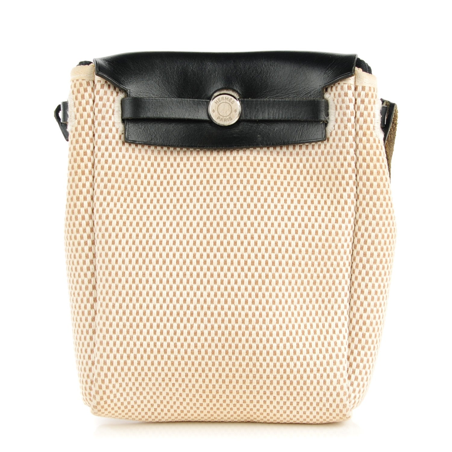 Hermes Toile Herbag TPM Natural Black 1 of 15