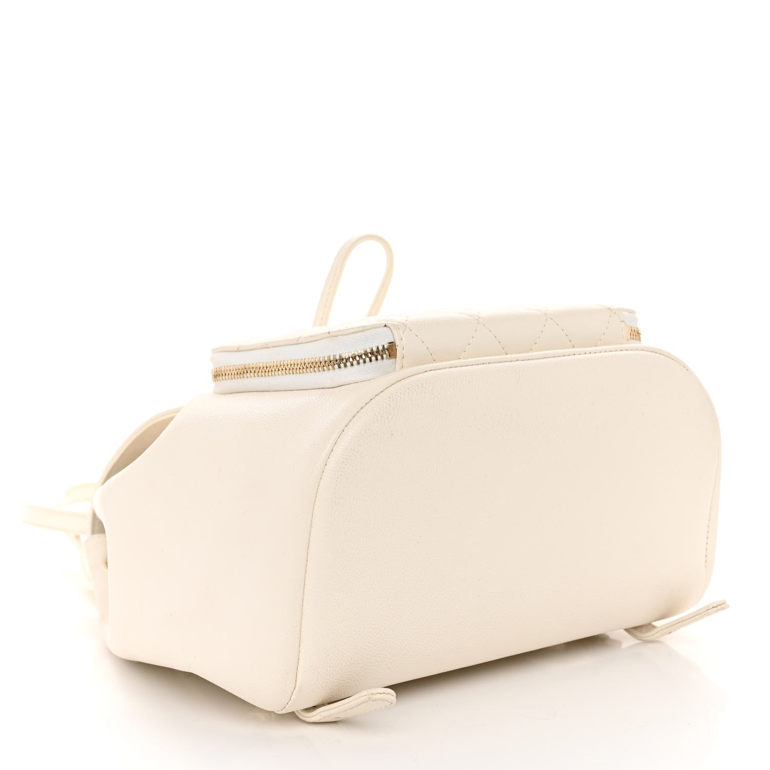 Chanel Caviar Quilted Business Affinity Backpack White 4 of 10