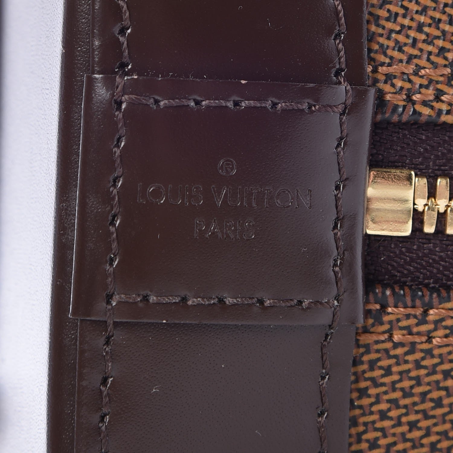 Louis Vuitton Damier Ebene Alma BB 7 of 11