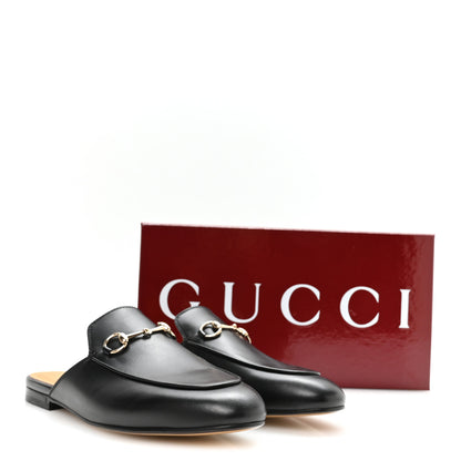 Gucci Calfskin Womens Princetown Slippers 39 Black 9 of 9