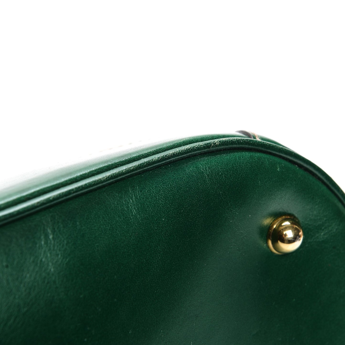 Monogram Crocodile Web Secret Top Handle Satchel Green