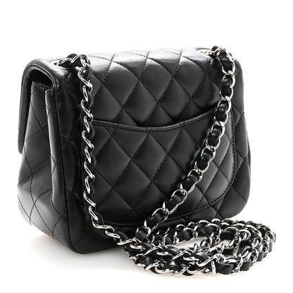 Chanel Lambskin Quilted Mini Square Flap Black 3 of 11