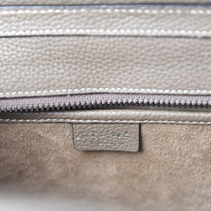 Celine Drummed Calfskin Nano Luggage Souris 19 of 20