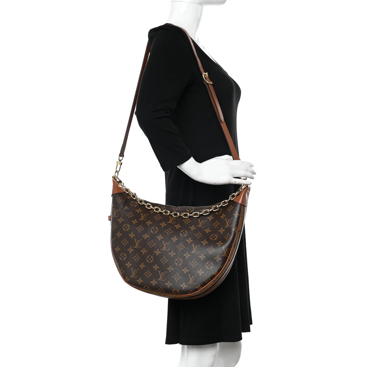 Louis Vuitton Reverse Monogram Loop Hobo 2 of 11