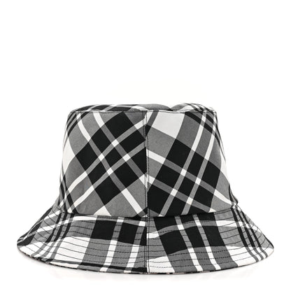 Christian Dior Oblique Plaid Reversible Teddy-D Brim Bucket Hat Black White 10 of 13