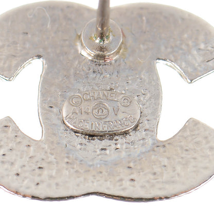 Chanel Crystal CC Earrings Silver 4 of 5