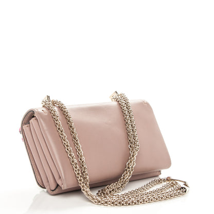 Valentino Garavani Nappa Crystal Va Va Voom Shoulder Bag Poudre 3 of 9