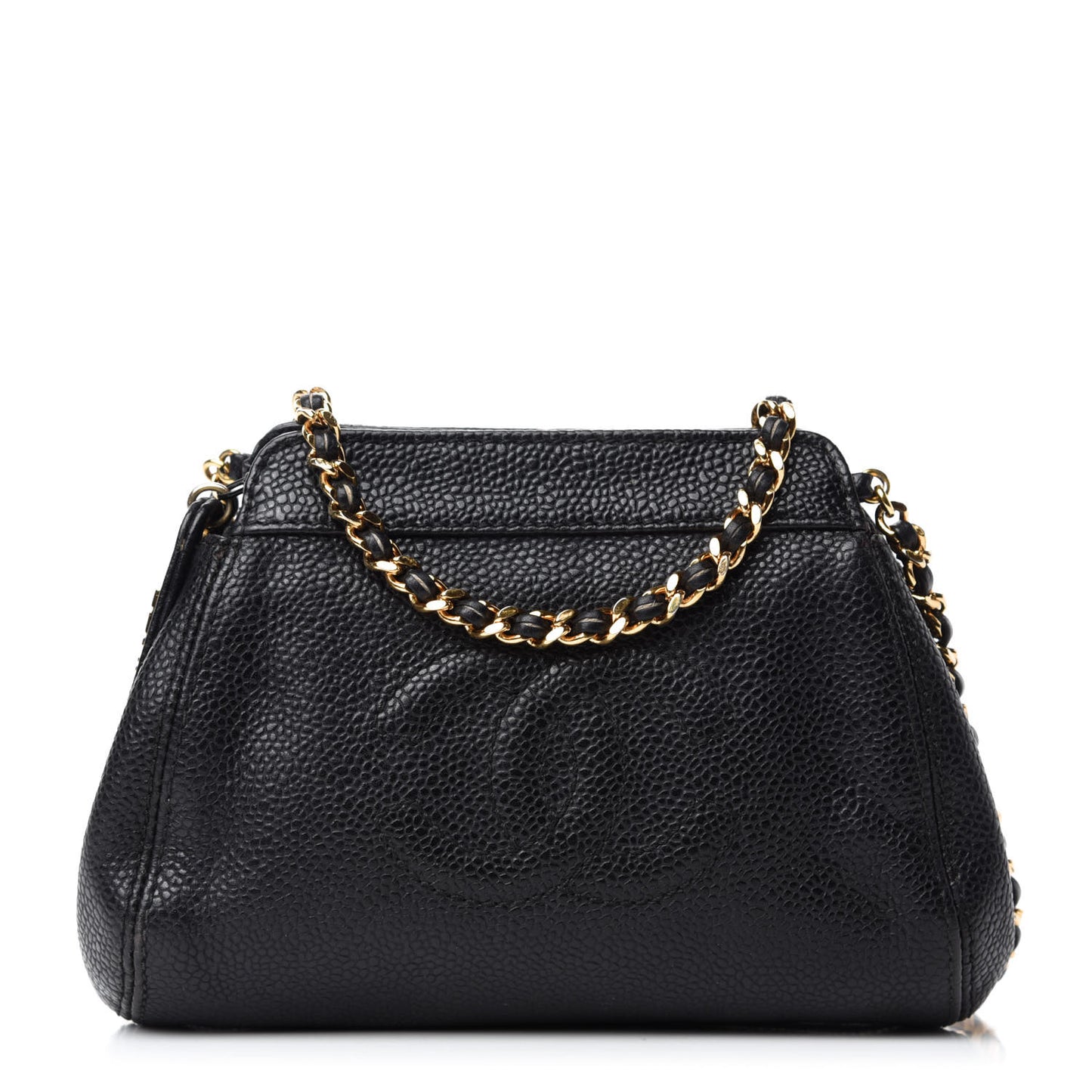 Caviar CC Shoulder Bag Black