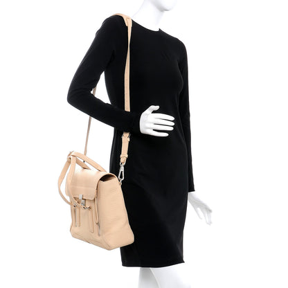 3.1 Phillip Lim 3.1 Textured Calfskin Medium Pashli Satchel Buff 2 of 7