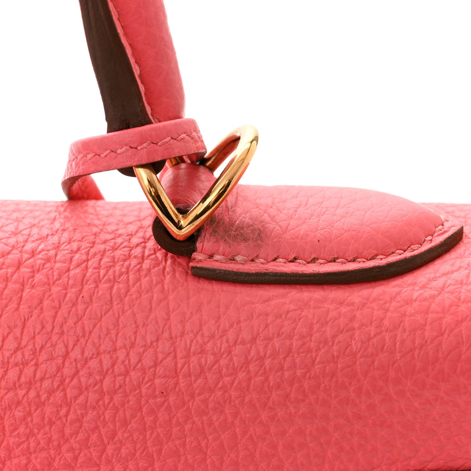 Hermes Taurillon Clemence Kelly Retourne 35 Rose Azalee 13 of 16